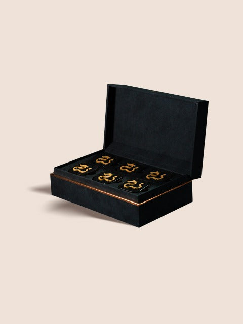 Dragon-Shaped Pure Agarwood Chips (48 pieces)